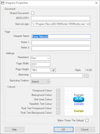 Diagram Properties