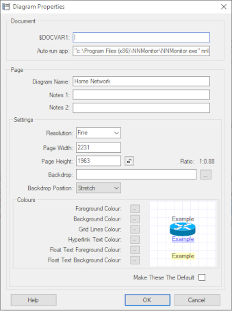 Diagram Properties